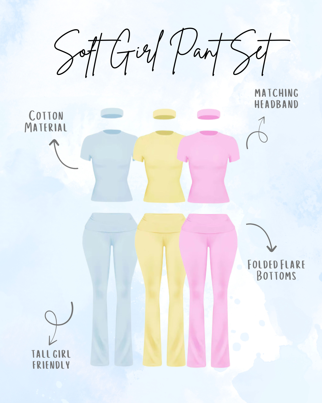 Soft Girl Pant Set