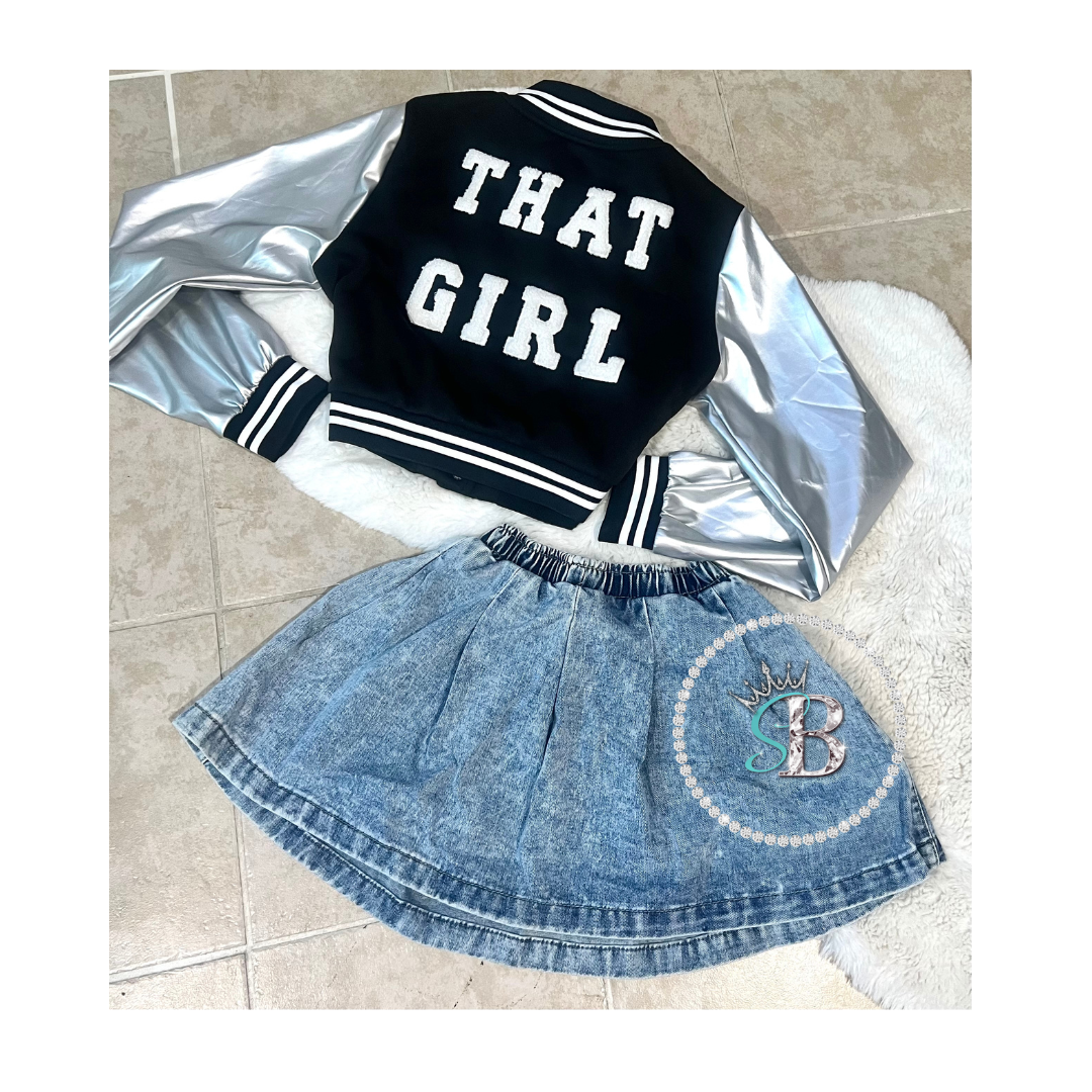 THAT GIRL Varsity Jacket