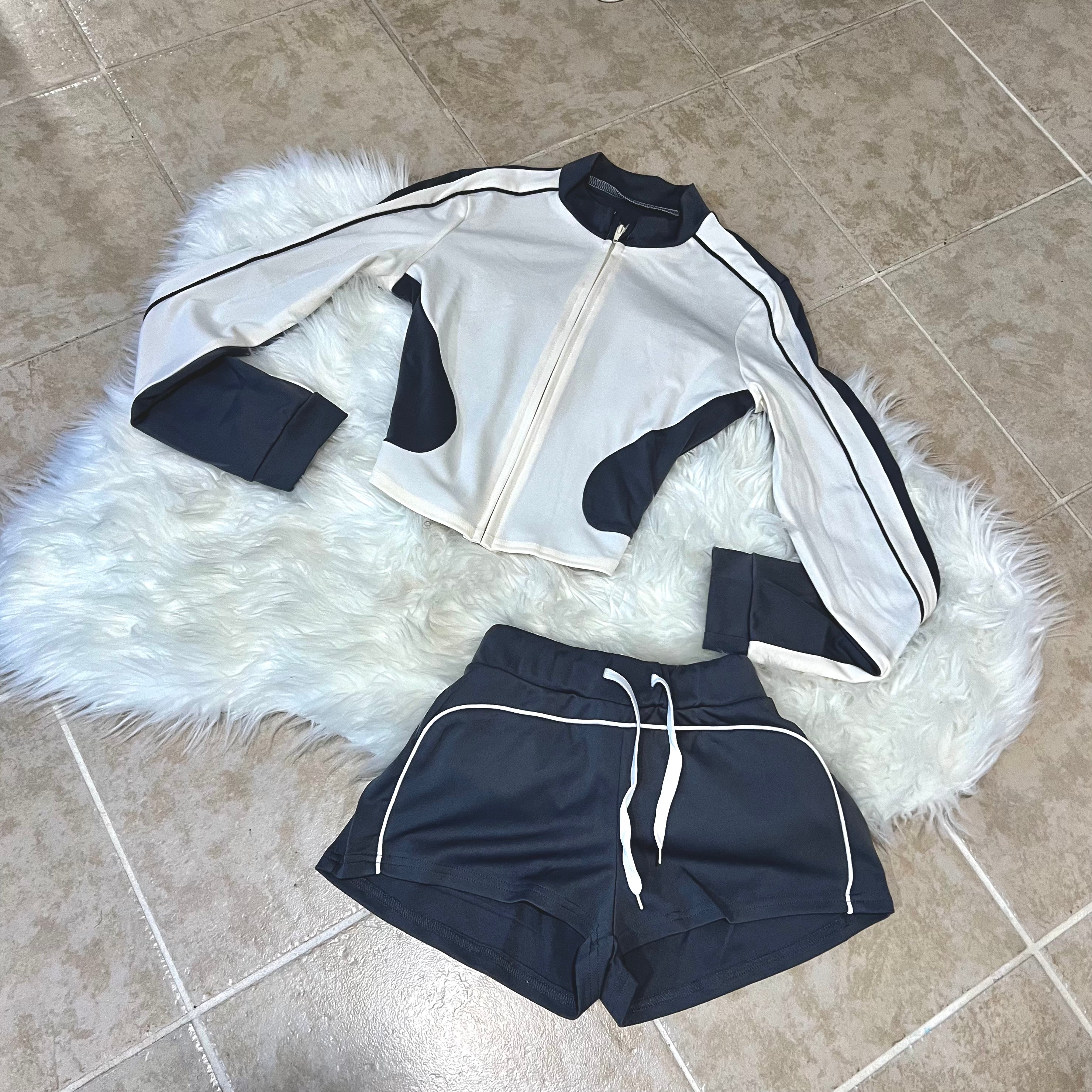 Off The Track Short Set