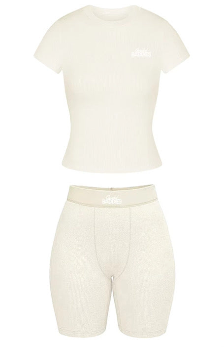 Essential Baddie Loungewear Set *BIKER SHORTS*