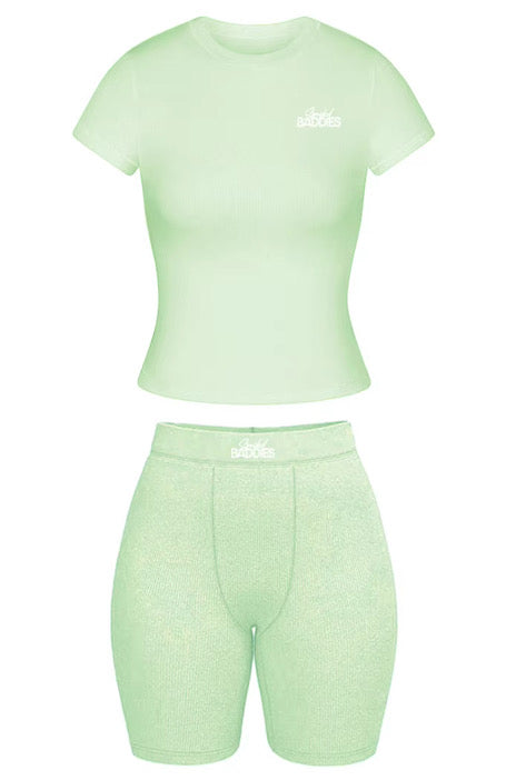 Essential Baddie Loungewear Set *BIKER SHORTS*