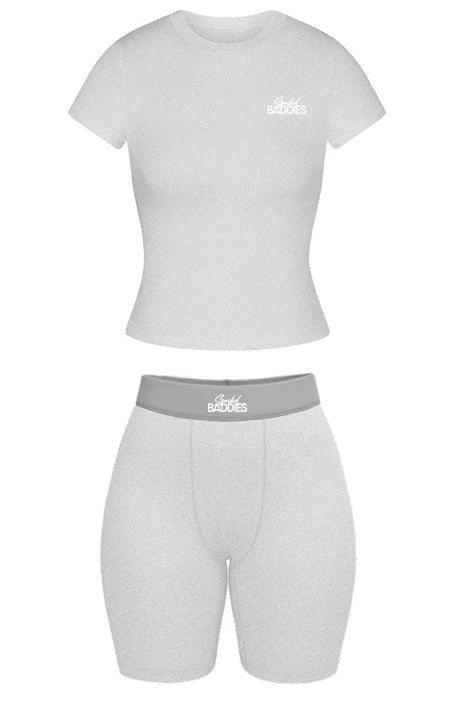 Essential Baddie Loungewear Set *BIKER SHORTS*