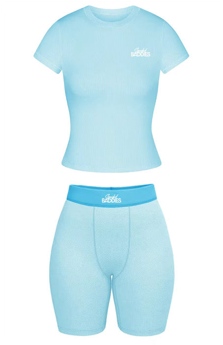 Essential Baddie Loungewear Set *BIKER SHORTS*