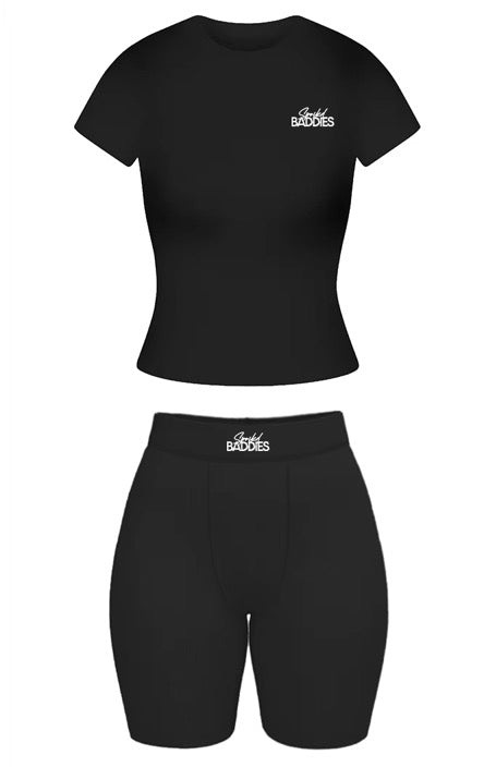 Essential Baddie Loungewear Set *BIKER SHORTS*