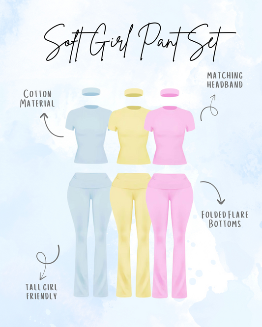Soft Girl Pant Set