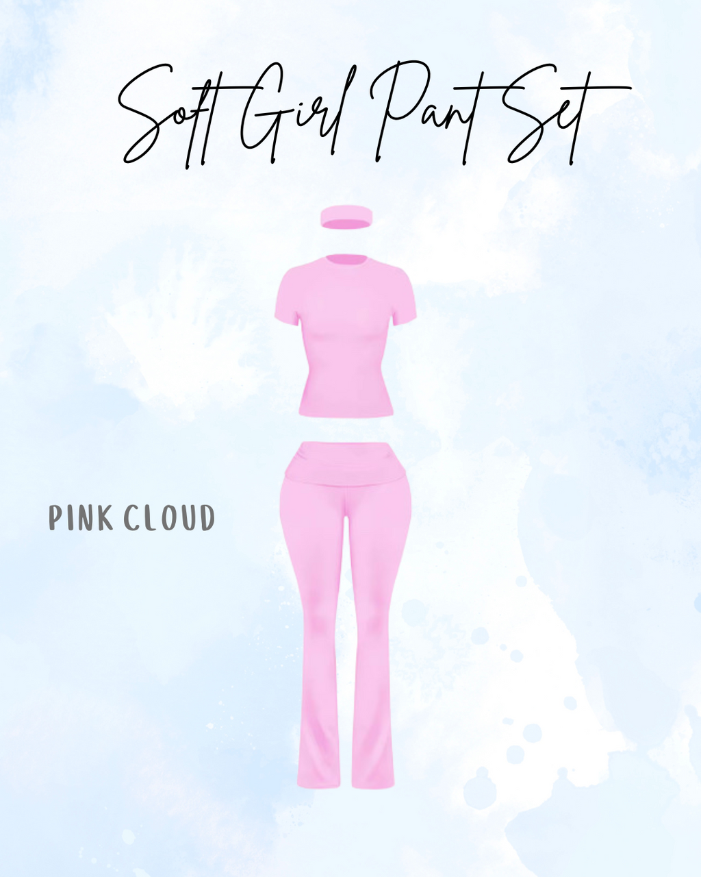 Soft Girl Pant Set- Summer Edition
